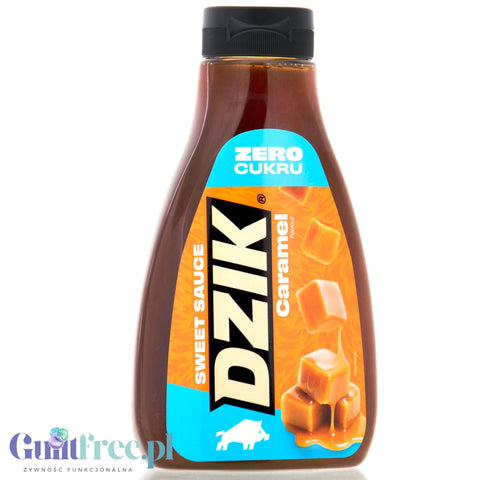 Dzik Sweet Sauce Caramel Zero - syrop bez cukru o smaku karmelowym 7kcal