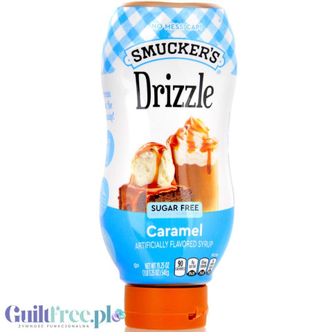 Smucker's Sundae Sugar Free Caramel Syrup - gęsty syrop karmelowy bez cukru
