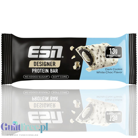 ESN Designer Bar Dark Cookie White Choc - baton białkowy z ciasteczkami i białą czekoladą 188kcal