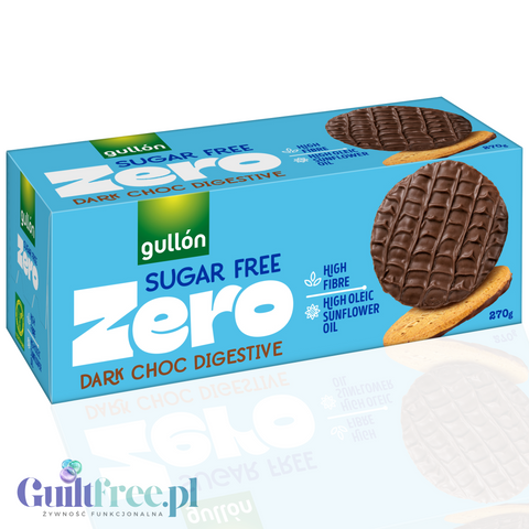 Gullón Zero Digestive Dark chocolate cookies