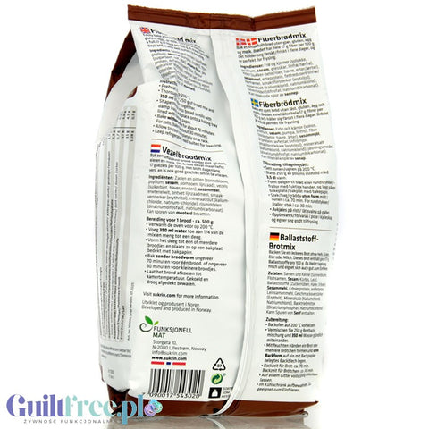 Sukrin Fibre Bread 1kg - gluten-free low-carb