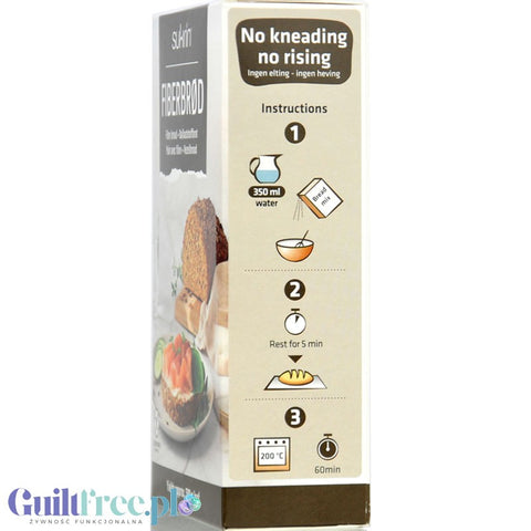 Sukrin Fiberbrod - gluten-free low-carbohydrate bread mix without kneading