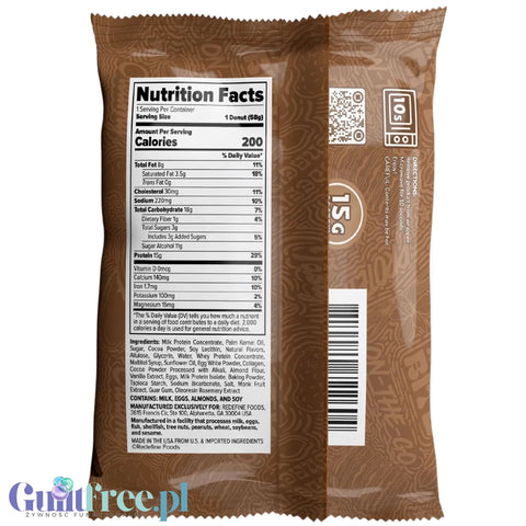 Redefine Protein Donut Chocolate - proteinowy donut w polewie czekoladowej 15g białka & 200kcal