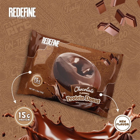 Redefine Protein Donut Chocolate - proteinowy donut w polewie czekoladowej 15g białka & 200kcal