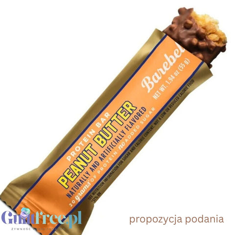 Barebells Peanut Butter - 20g protein & 200 kcal, sugar-free protein bar, EU version