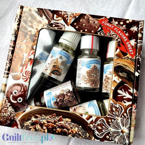 Funky Flavors Sweet 6 x 10ml, Frosted Tales Tester Set