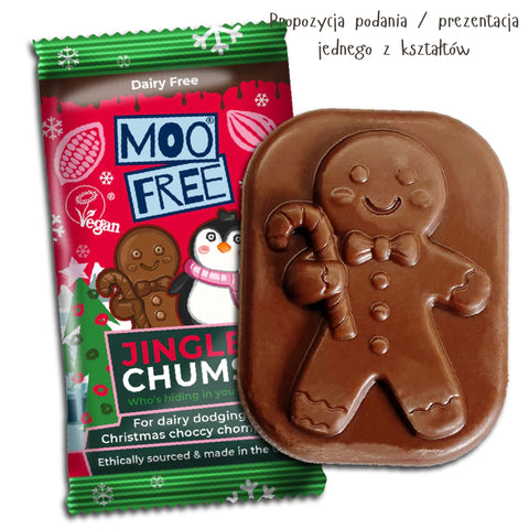 Moo Free Jingle Chums vegan Christmas chocolate