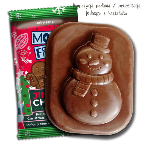 Moo Free Jingle Chums vegan Christmas chocolate