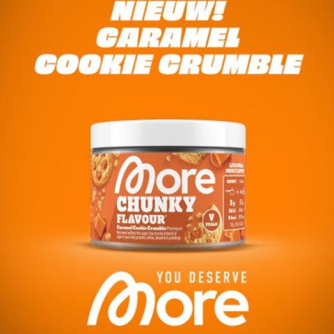 More Nutrition Chunky Flavor Caramel Cookie Crumble - vegan flavor powder, Caramel Cookie Crumble