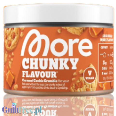 More Nutrition Chunky Flavor Caramel Cookie Crumble - vegan flavor powder, Caramel Cookie Crumble