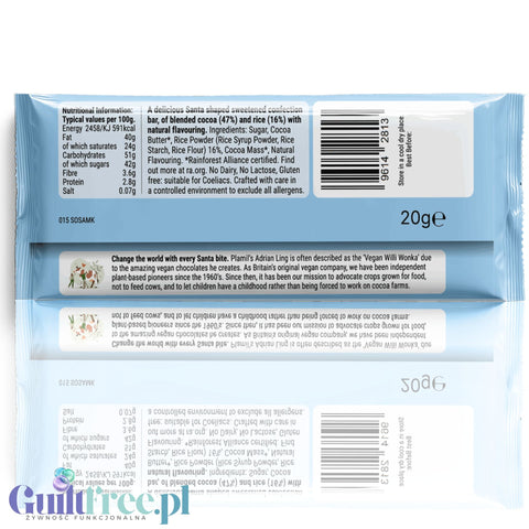 Plamil So Free Chocolate Santa vegan 20g