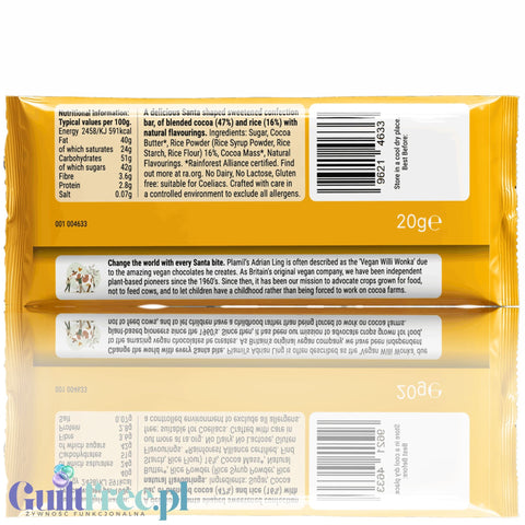 Plamil So Free Chocolate Salted Caramel Santa vegan 20g