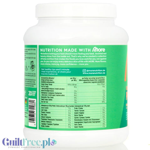 More Nutrition Total Vegan Protein Fine Milk Chocolate 0,6KG