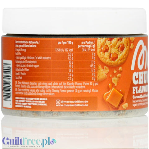 More Nutrition Chunky Flavor Caramel Cookie Crumble - vegan flavor powder, Caramel Cookie Crumble