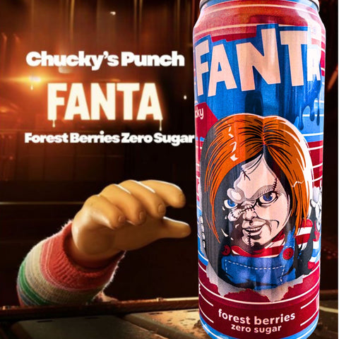 Fanta Chucky's Punch Forest Berries Zero Sugar 330ml - limitowana Fanta bez cukru i kalorii