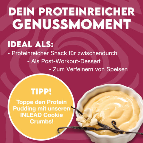 Inlead Protein Pudding Vanilla 0,5kg - waniliowy budyń białkowy, 19g białka w porcji 104kcal