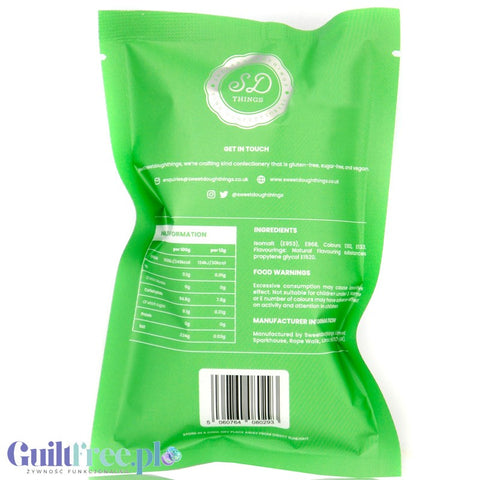 SweetDoughThings Candy Floss Apple - wegańska wata (BEZ)cukrowa o smaku jabłuszko 30kcal