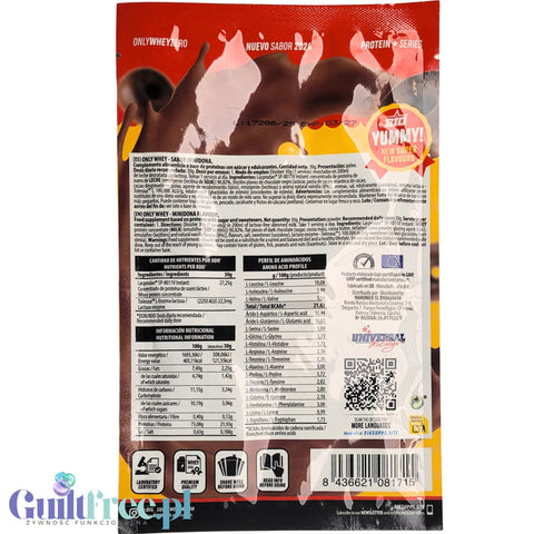 BIG® Only Whey Zero Minidona 30g - odżywka białkowa WPC Lacprodan o smaku dunutów z czekoladą