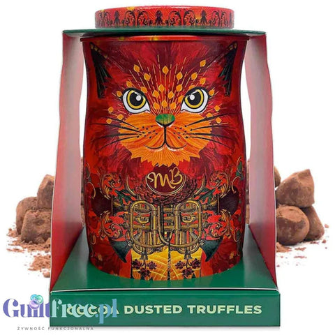 Monty Bojangles Orange Angelical Truffles (CHET MEAL) obłędne luksusowe praliny w zjawiskowej kociej puszce