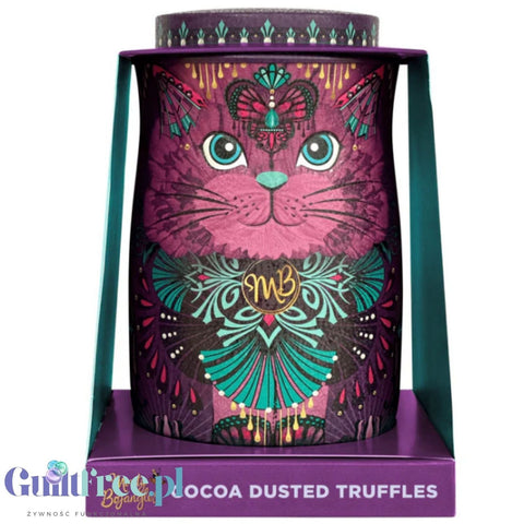 Monty Bojangles Chocolatey Truffles Violet Rebel (CHET MEAL) obłędne luksusowe praliny w zjawiskowej kociej puszce