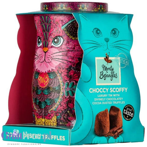 Monty Bojangles Choccy Scoffy Pink Persian (CHET MEAL) obłędne luksusowe praliny w zjawiskowej kociej puszce