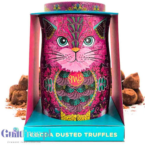 Monty Bojangles Choccy Scoffy Pink Persian (CHET MEAL) obłędne luksusowe praliny w zjawiskowej kociej puszce