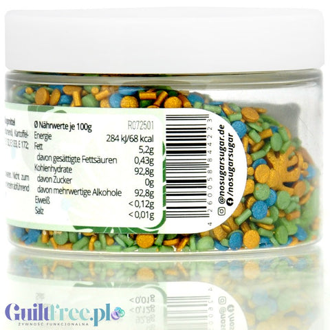 NO SUGAR SUGAR Streusel Mix Tropical Dream - sugar-free sprinkles with erythrol 72kcal