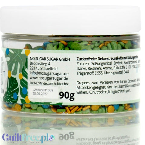 NO SUGAR SUGAR Streusel Mix Tropical Dream - sugar-free sprinkles with erythrol 72kcal