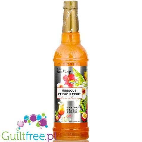 Jordan's Skinny Syrups Hibiscus Passion Fruit syrup zero calories (Hibiscus & Marakuja flavor)