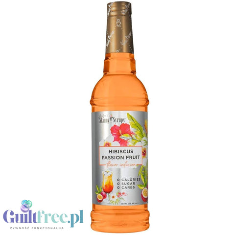 Jordan's Skinny Syrups Hibiscus Passion Fruit syrup zero calories (Hibiscus & Marakuja flavor)