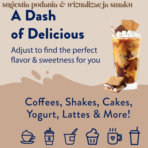 Jordan's Skinny Syrups S'mores - syrop zero kalorii do kawy o smaku pieczonych pianek marshmallow