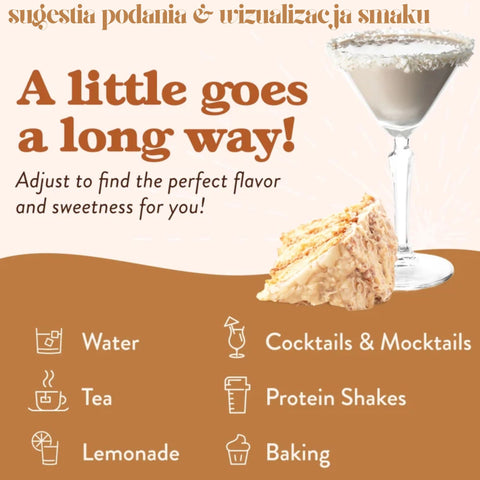 Jordan's Skinny Syrups Italian Weeding Cake - zero calorie syrup with Cream Cake flavor