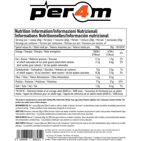 Per4m Whey Advanced Protein Cookie Dough 900g - gęsta odżywka białkowa WPC, WPI & MPC