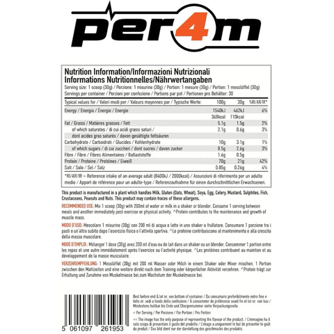 Per4m Whey Advanced Protein Pumpkin Spiced Latte 900g - gęsta odżywka białkowa WPC, WPI & MPC