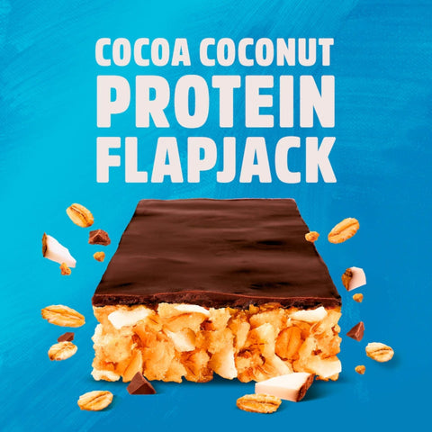 Trek Protein Flapjack Cocoa Coconut - bezglutenowy wegański baton z ciemną czekoladą 9g białka