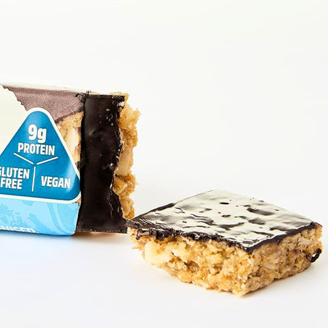Trek Protein Flapjack Cocoa Coconut - bezglutenowy wegański baton z ciemną czekoladą 9g białka