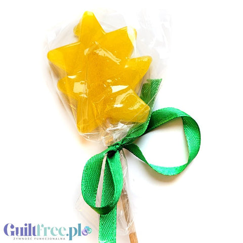 Santini Christmas, Star - sugar-free lollipop with natural dyes, with xylitol and erythrol