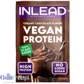 Inlead Vegan Protein  Creamy Chocolate 30g - wegańska odżywka proteinowa na bazie 4 białek roślinnych ze stewią