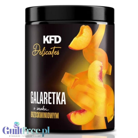 KFD Dietetyczna Galaretka Brzoskwiniowa, 50 porcji x 18kcal