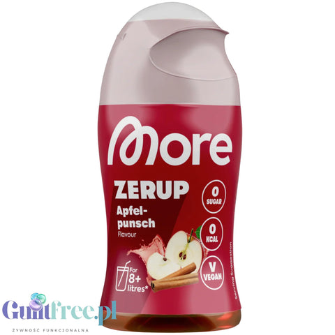 More Nutrition Zerup Apple Punch for 8L - concentrated syrup for water without sugar and calories