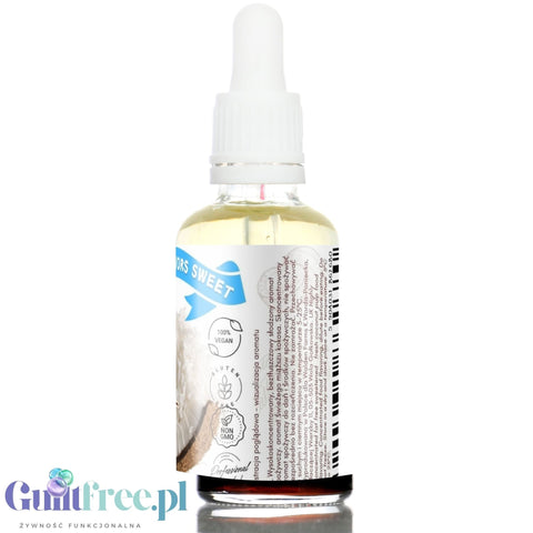 Funky Flavors Sweet Coconut Stevia - kokoswe kropelki słodzące bez cukru i kalorii ze stewią