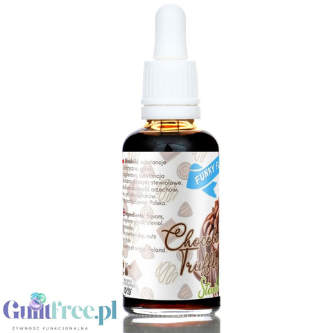 Funky Flavors Sweet Chocolate Truffle Stevia - sweetening sugar-free praline flavor drops with stevia