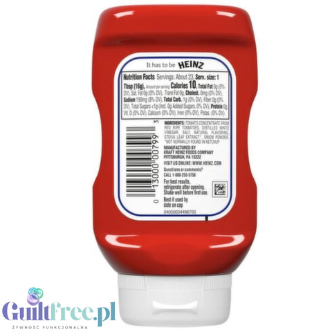 Heinz Reduced Sugar Tomato Ketchup