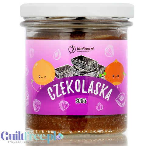 Krukam CzekoLaska, pasta orzechowo-daktylowa bez dodatku cukru