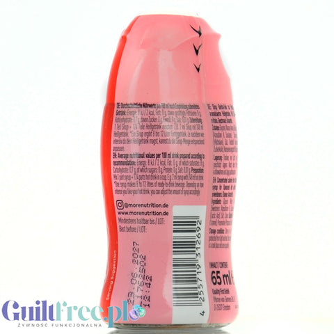 More Nutrition Zerup Amaretto - skoncentrowany syrop do kawy i herbaty bez cukru i kalorii