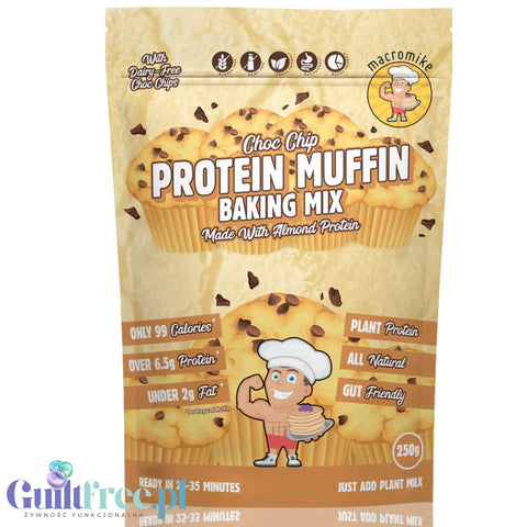 Macro Mike Protein Muffin Baking Mix, Brown Sugar Choc Chip 250 g