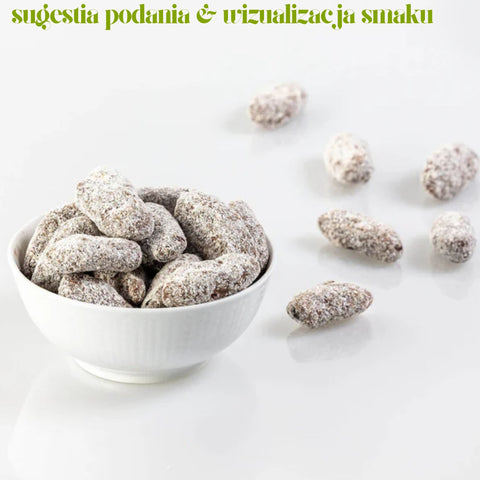 Green Dates Belgian Milk Chocolate & Coconut - daktyle w belgijskiej mlecznej czekoladzie z kokosem