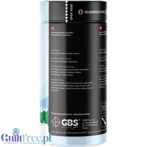 GBS Angelo, Toffeenut 100g - smakowa kawa rozpuszczalna, sezonowa edycja limitowana Zimowa
