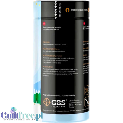 GBS Angelo, Pierniczki W Czekoladzie 100g - smakowa kawa rozpuszczalna, sezonowa edycja limitowana Zimowa