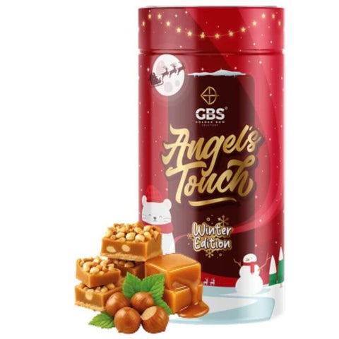 GBS Angel's Touch, Toffeenut 100g - smakowa kawa rozpuszczalna o podwyższonej zawartości kofeiny bez cukru